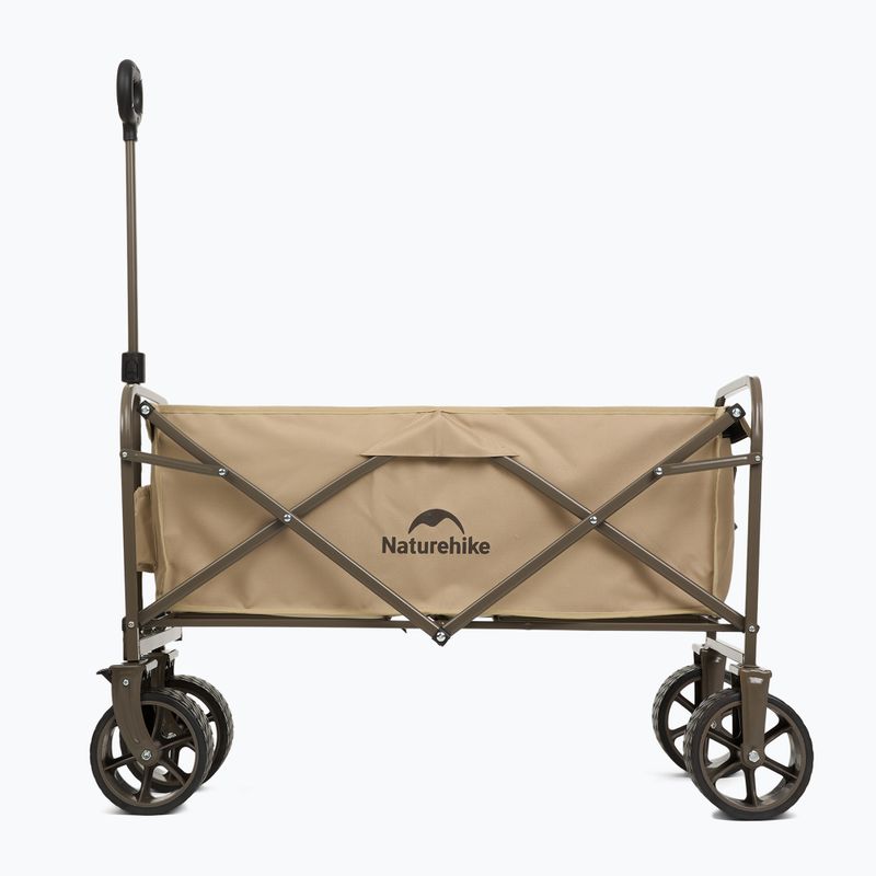 Transportavimo vežimėlis Naturehike Light With Brakes linen brown 2
