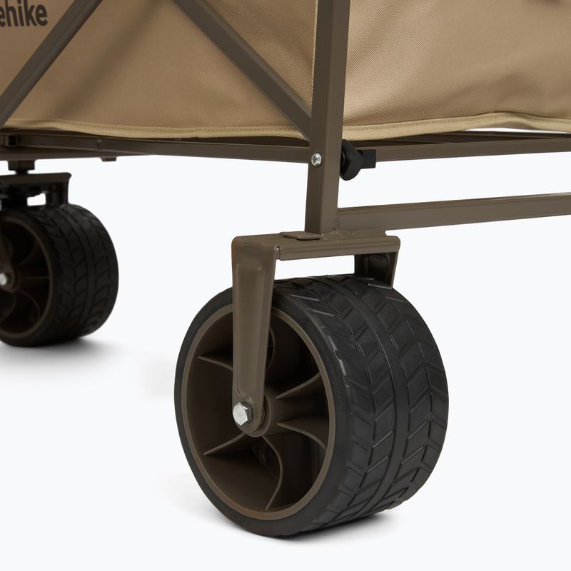 Transportavimo vežimėlis Naturehike Light With Brakes linen brown 7