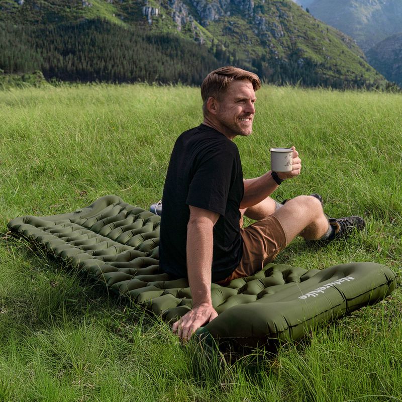 Pripučiamas kilimėlis Naturehike Pillow Single FC01 army green 3