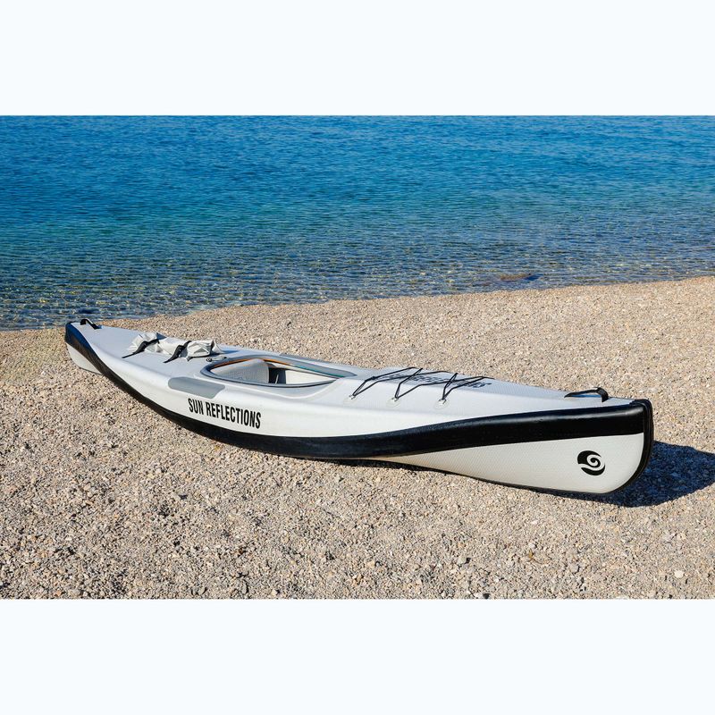 Pripučiama baidarė 1-vietė Sun Reflections Full DS light grey/black 15