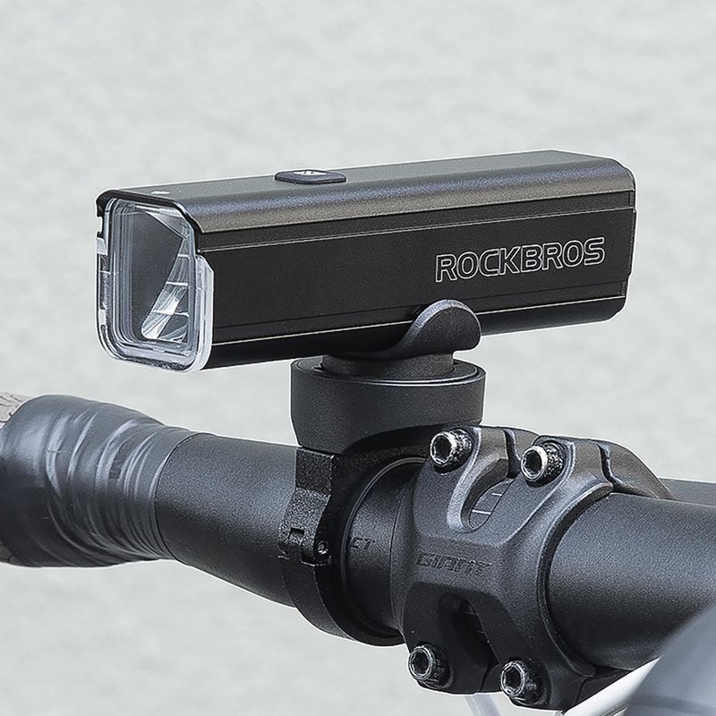 Priekinis dviračio žibintas Rockbros 24610002001 Front Light 1000 Lumen black 8
