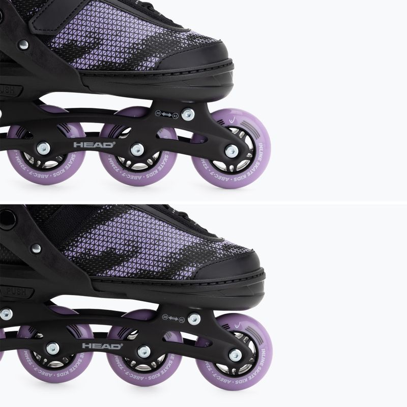 Vaikiški riedučiai HEAD Galaxy 2w1 purple 19
