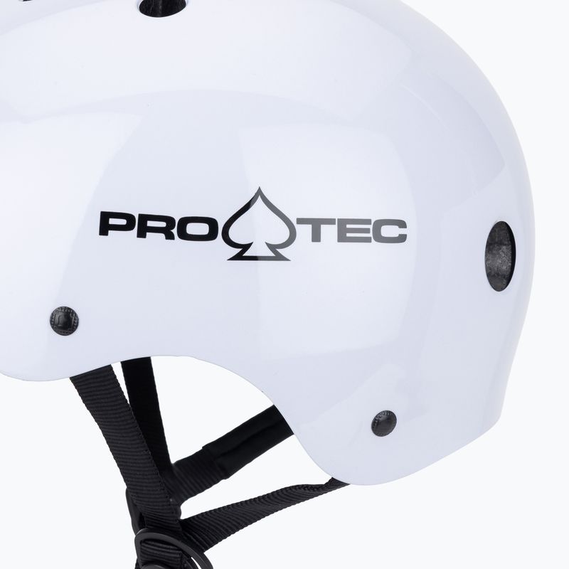 Šalmas Pro-Tec Classic Certified gloss white 7