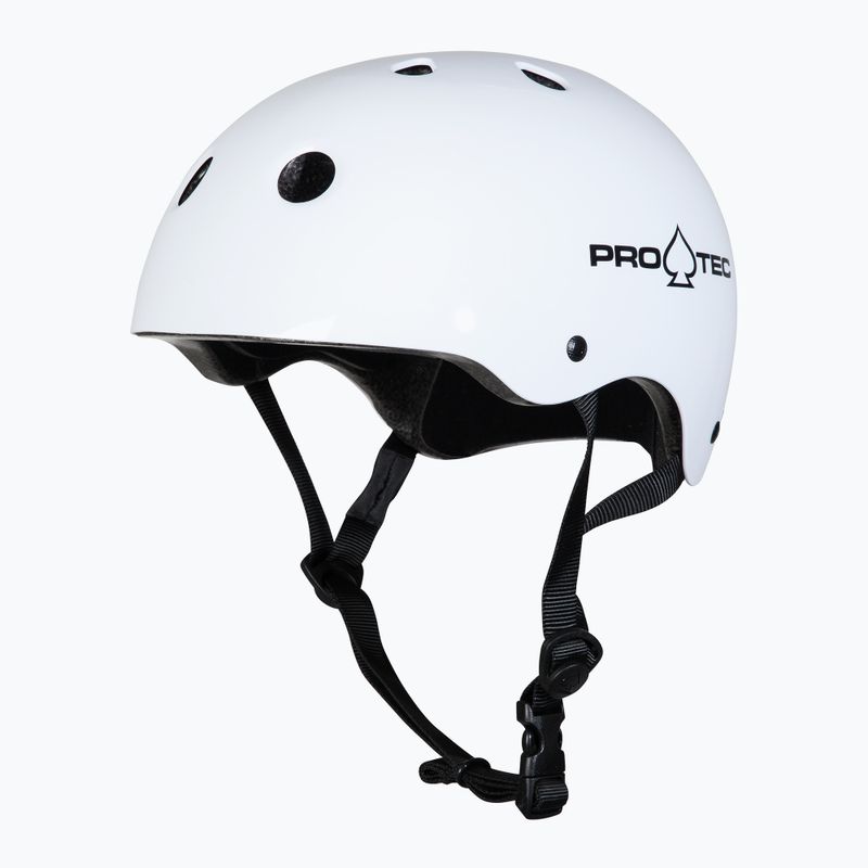 Šalmas Pro-Tec Classic Certified gloss white