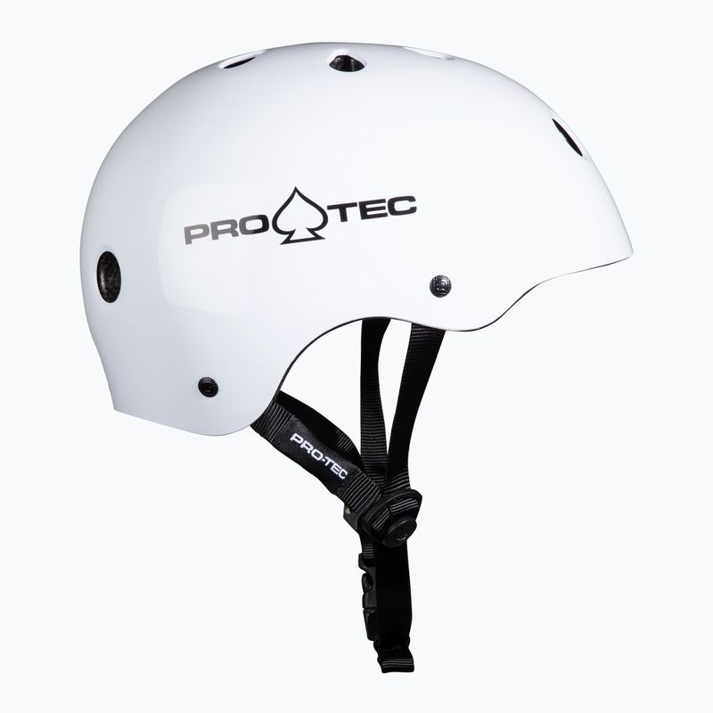 Šalmas Pro-Tec Classic Certified gloss white 2