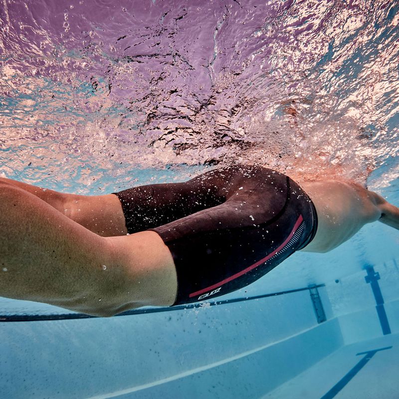 Vyriški neopreniniai šortai ZONE3 Buoyancy Premium Aerodome Elite 5/3 mm black/red 4