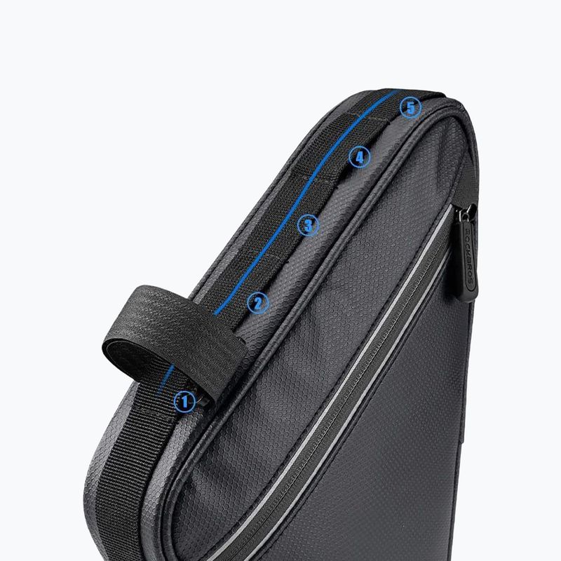 Dviračio rėmo krepšys Rockbros B39-2 1,5 l black 7