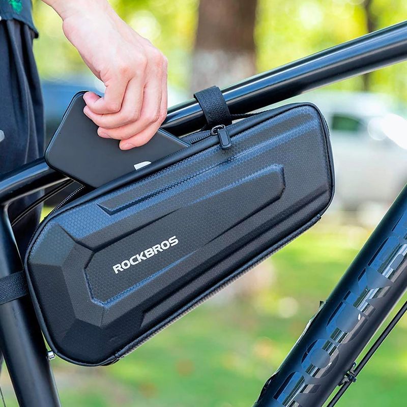 Dviračio rėmo krepšys Rockbros B66 1,5 l black 4
