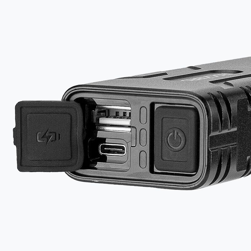 "Rockbros" priekinis dviračio žibintas su "Powerbank" funkcija 24310002 850 lm juodas 4
