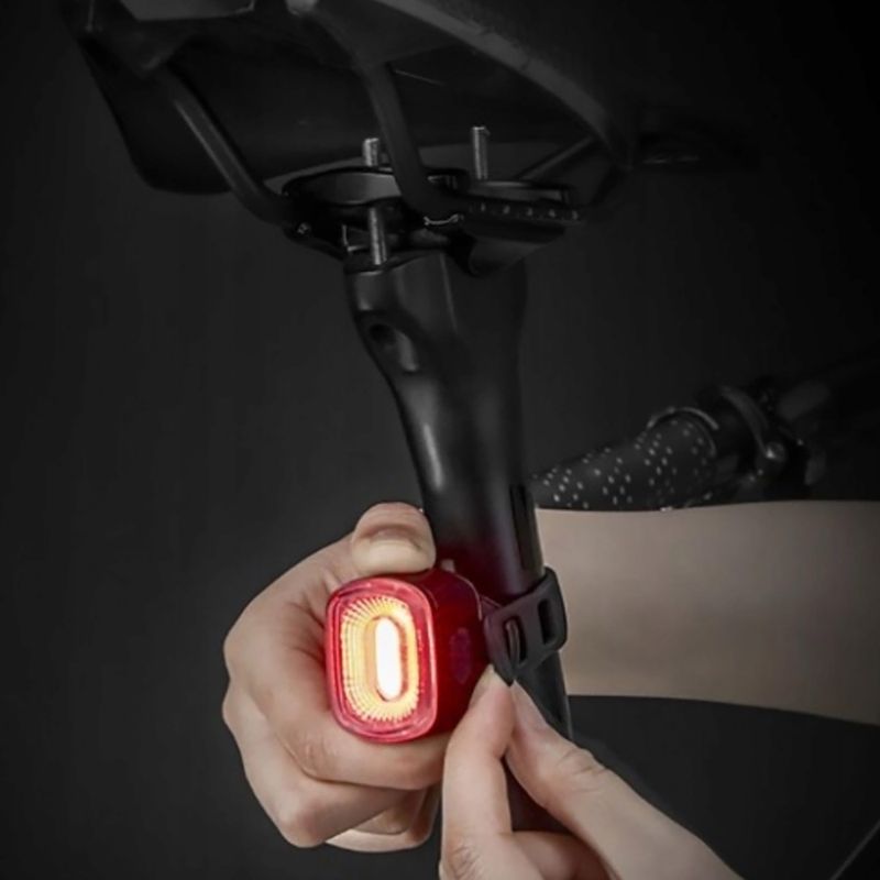 Galinis dviračio žibintas Rockbros Q2S LED USB black 2