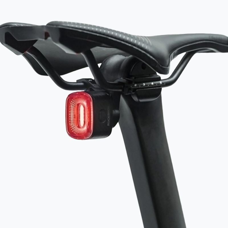 Galinis dviračio žibintas Rockbros Q2S LED USB black 3