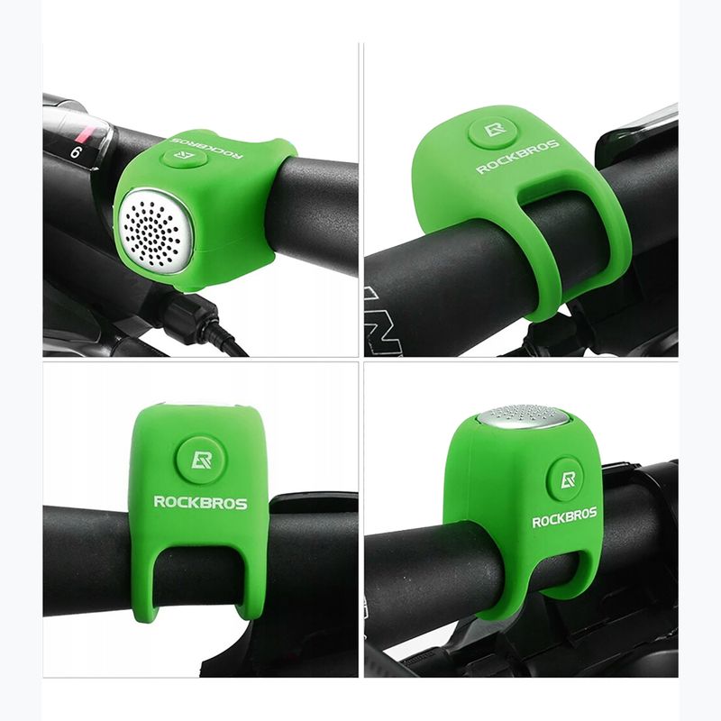 Dviračio skambutis Rockbros CB1709 green 4