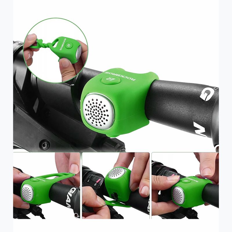 Dviračio skambutis Rockbros CB1709 green 6