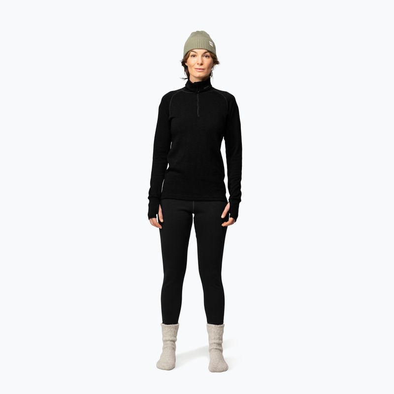 Moteriškas termo džemperis Devold Expedition Merino 235 Zip Neck black 2