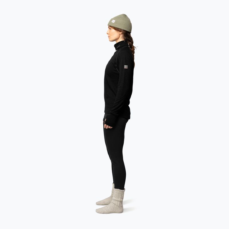 Moteriškas termo džemperis Devold Expedition Merino 235 Zip Neck black 4