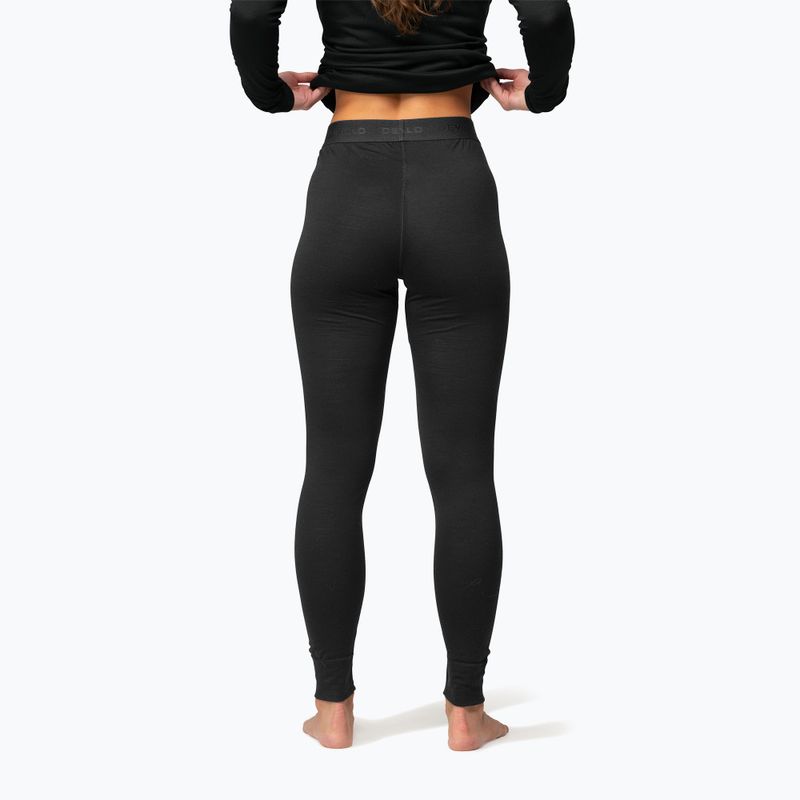 Moteriškos termo kelnės Devold Breeze Merino 150 Longs black 2