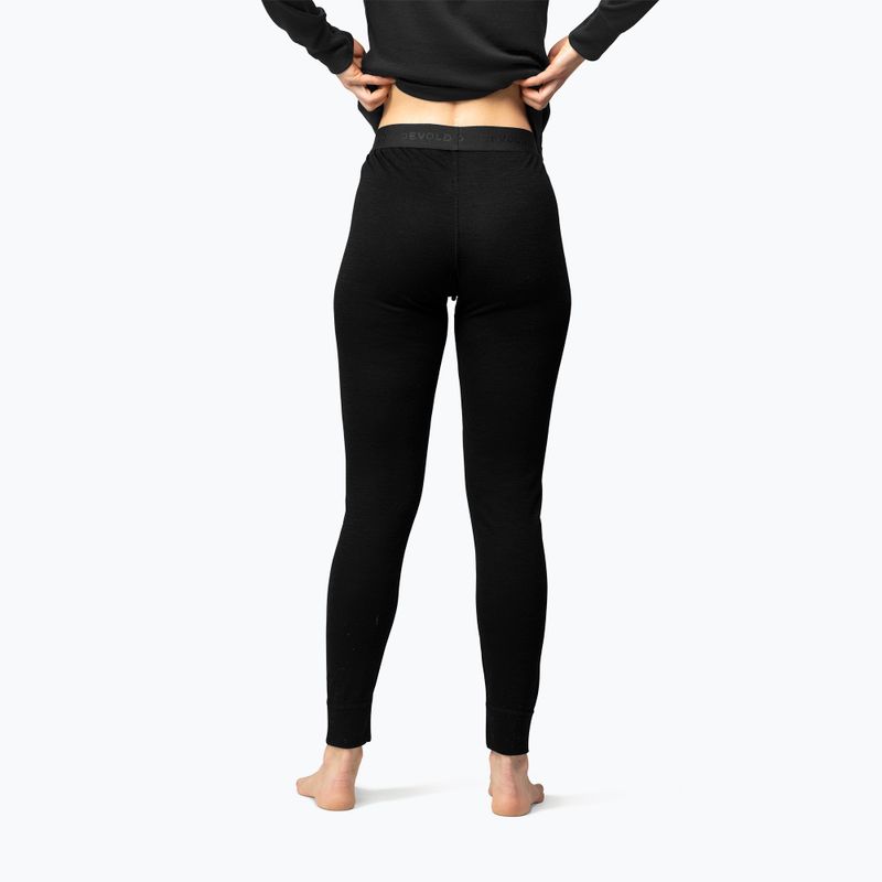 Moteriškos termo kelnės Devold Duo Active Merino 205 Longs black 2