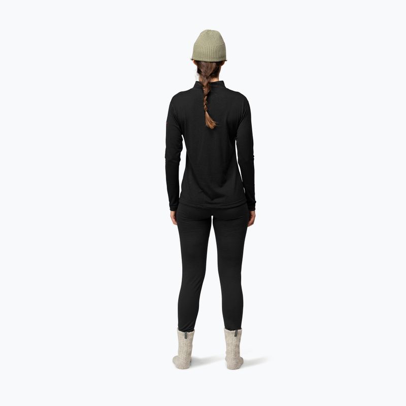 Moteriškas termo džemperis Devold Breeze Merino 150 Zip Neck black 3