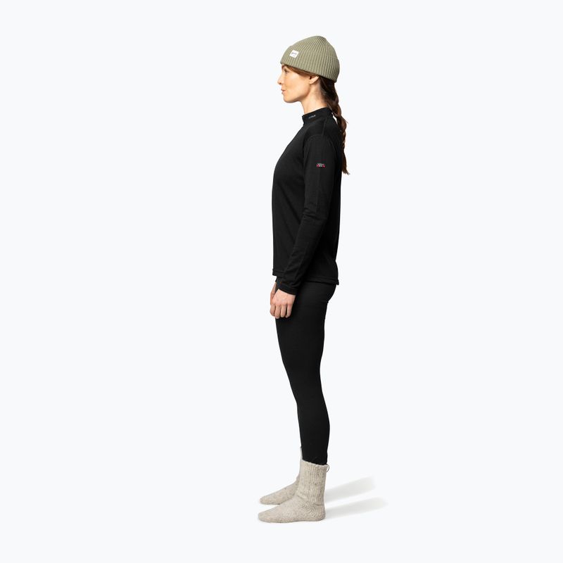 Moteriškas termo džemperis Devold Breeze Merino 150 Zip Neck black 4