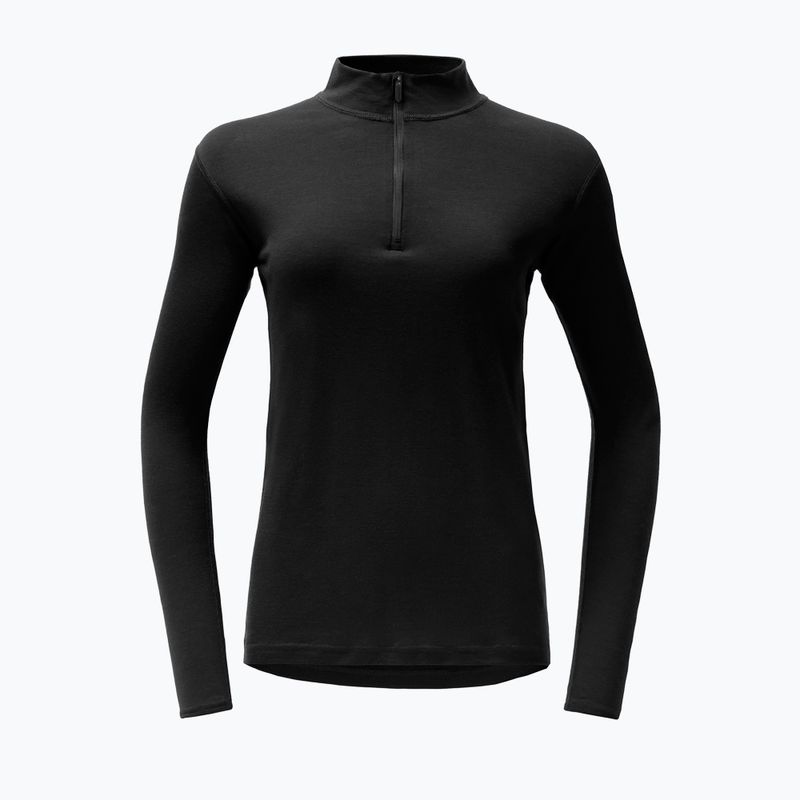 Moteriškas termo džemperis Devold Breeze Merino 150 Zip Neck black 5