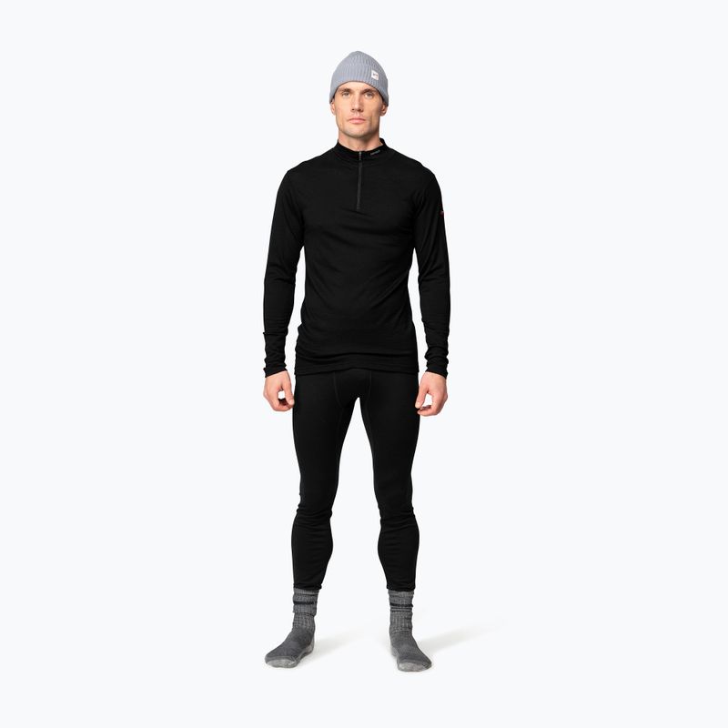 Vyriškas termoaktyvus džemperis Devold Breeze Merino 150 Zip Neck black 2