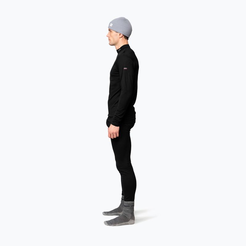 Vyriškas termoaktyvus džemperis Devold Breeze Merino 150 Zip Neck black 4