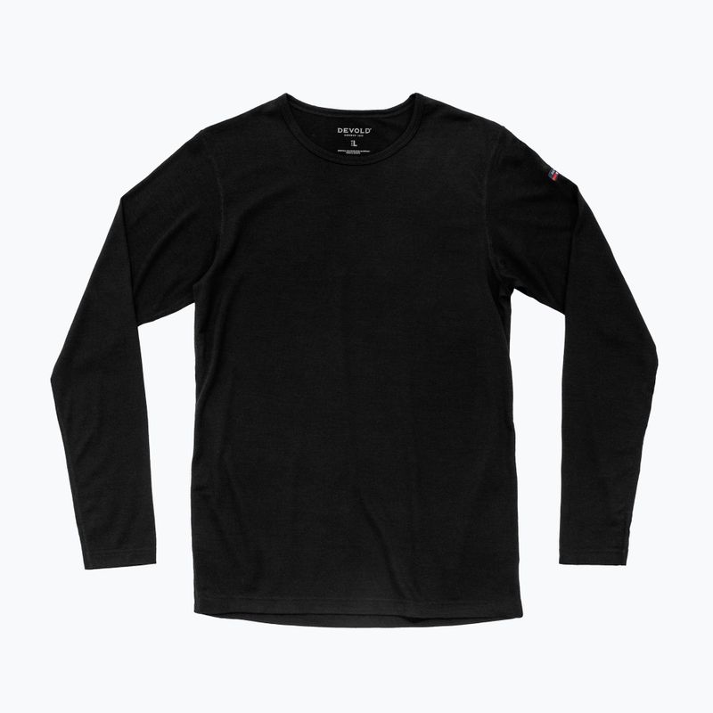 Vyriškas termoaktyvus džemperis Devold Breeze Merino 150 black 5