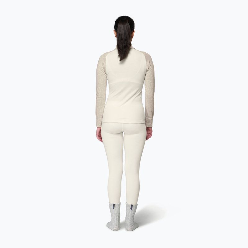 Moteriškas termo džemperis Devold Duo Active Merino 205 Zip Neck raw white 3