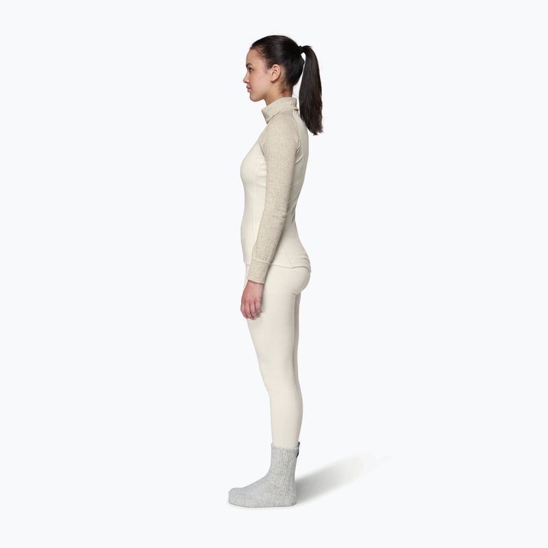Moteriškas termo džemperis Devold Duo Active Merino 205 Zip Neck raw white 4
