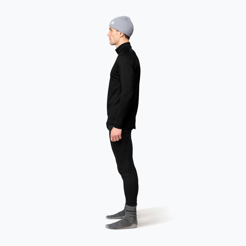 Vyriškas termoaktyvus džemperis Devold Duo Active Merino 205 Zip Neck black 4