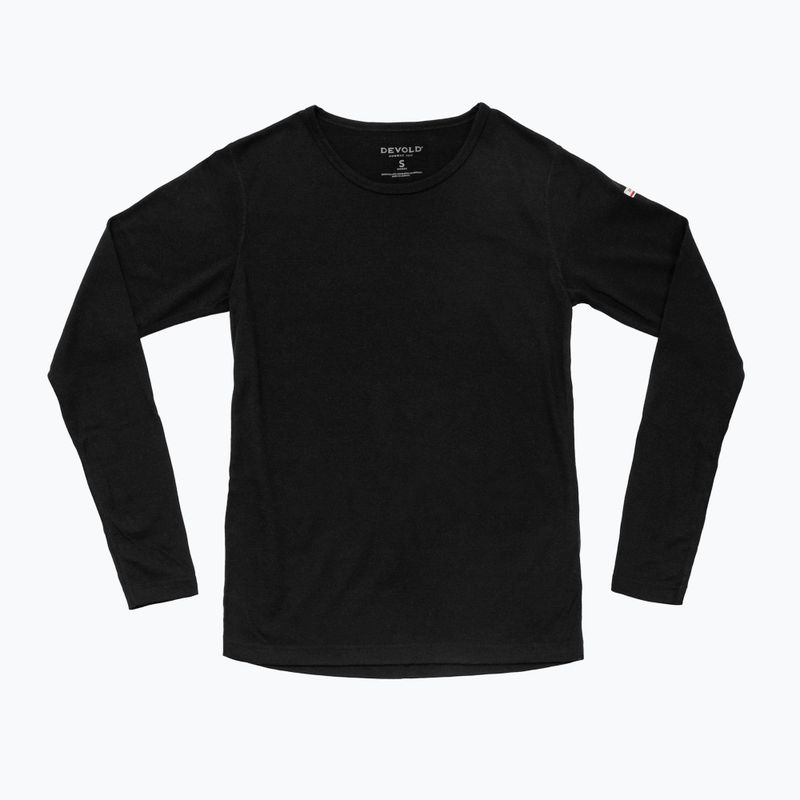 Moteriškas termo džemperis Devold Breeze Plus Merino 200 black 5