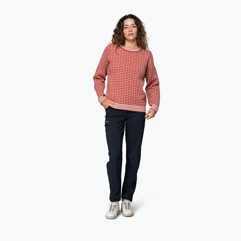 Megztinis Devold Islender Refined marsala/offwhite 2