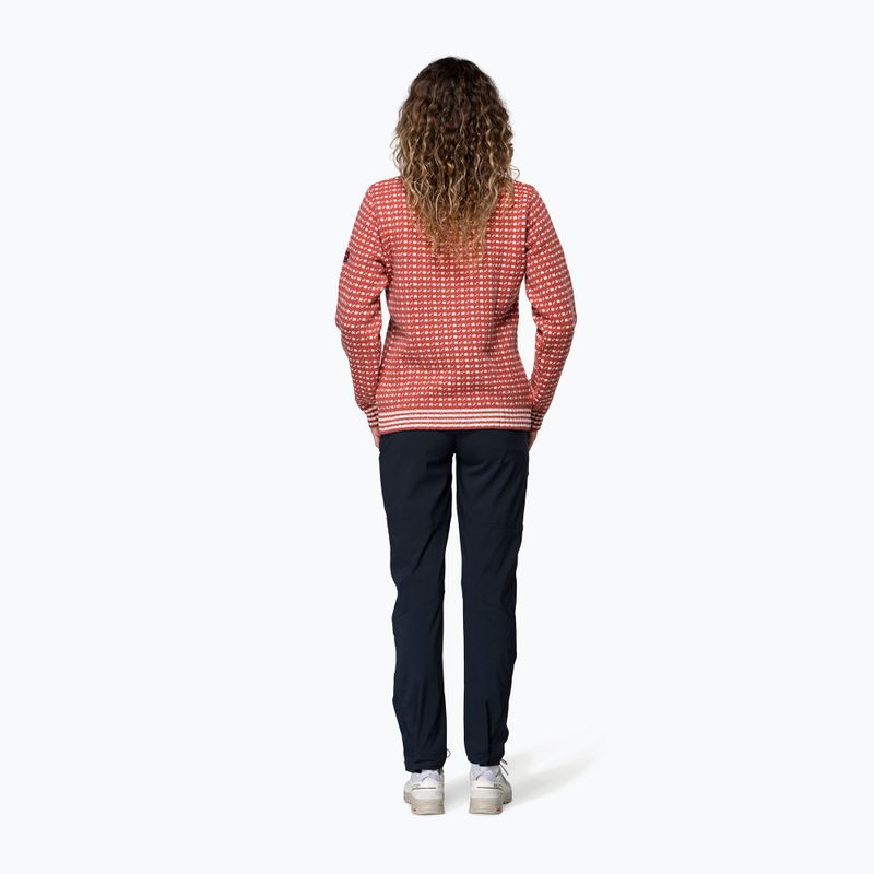 Megztinis Devold Islender Refined marsala/offwhite 3