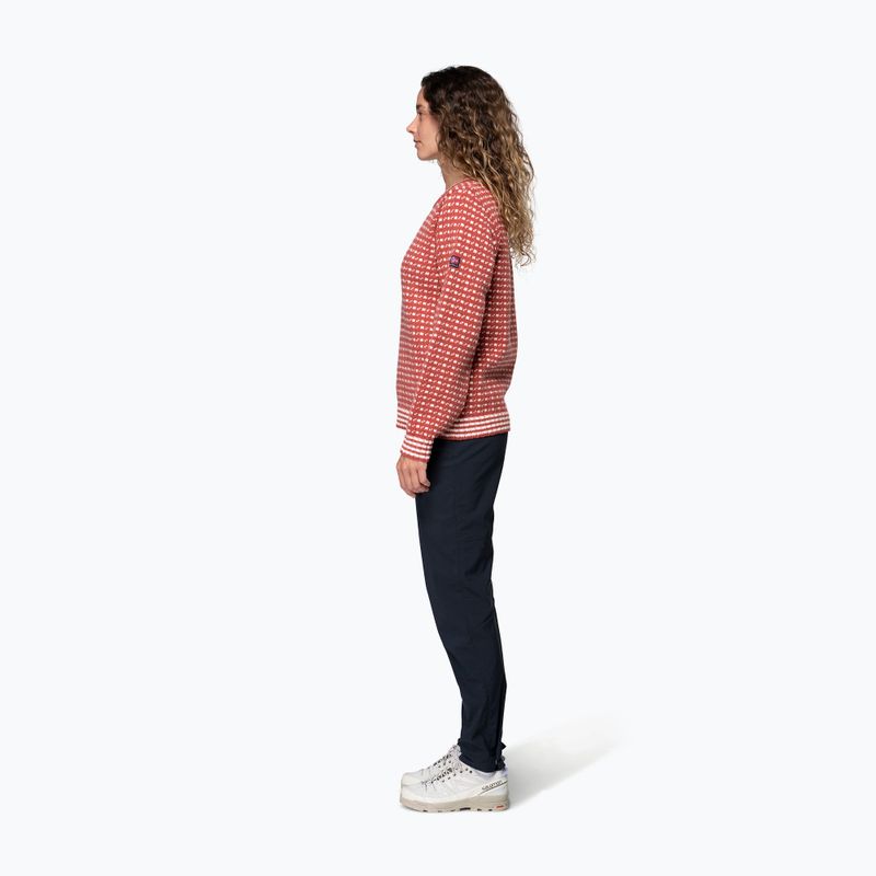 Megztinis Devold Islender Refined marsala/offwhite 4