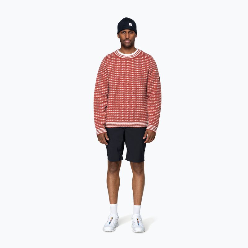 Megztinis Devold Islender Refined marsala/offwhite 5