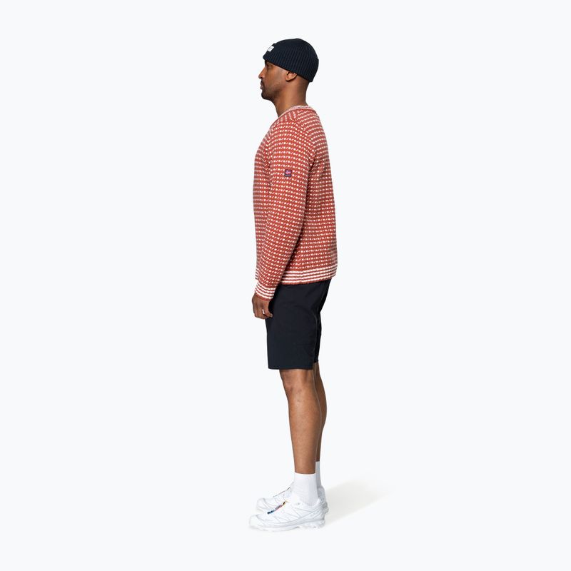 Megztinis Devold Islender Refined marsala/offwhite 7
