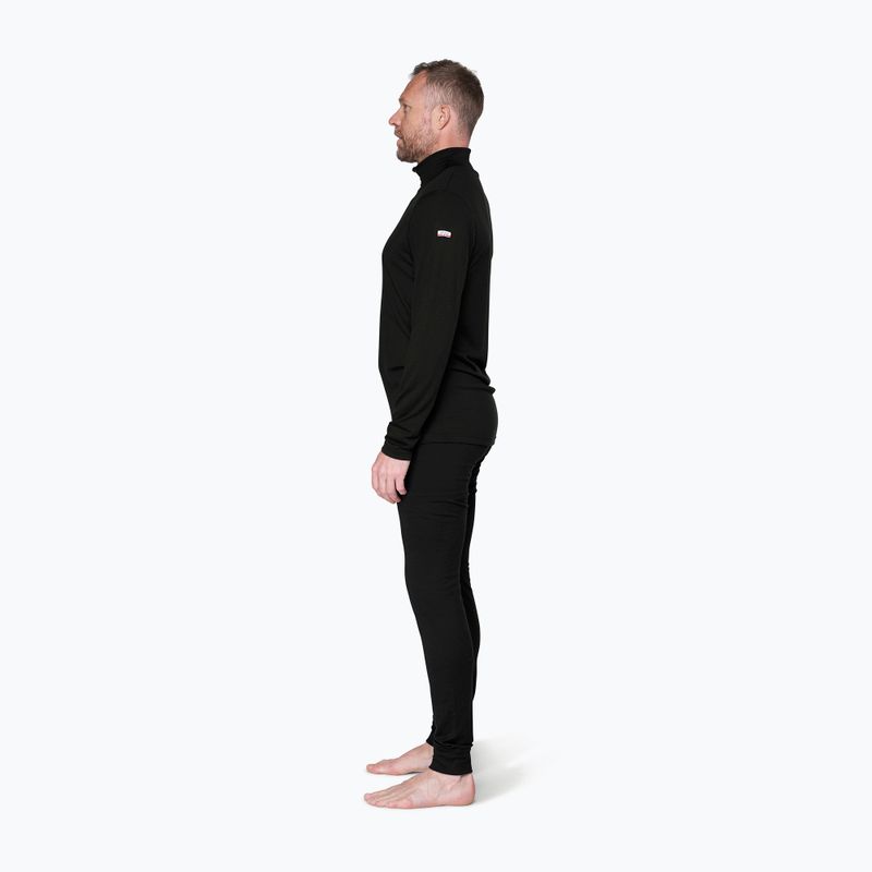 Vyriškas termoaktyvus džemperis Devold Breeze Plus Merino 200 Zip Neck black 4
