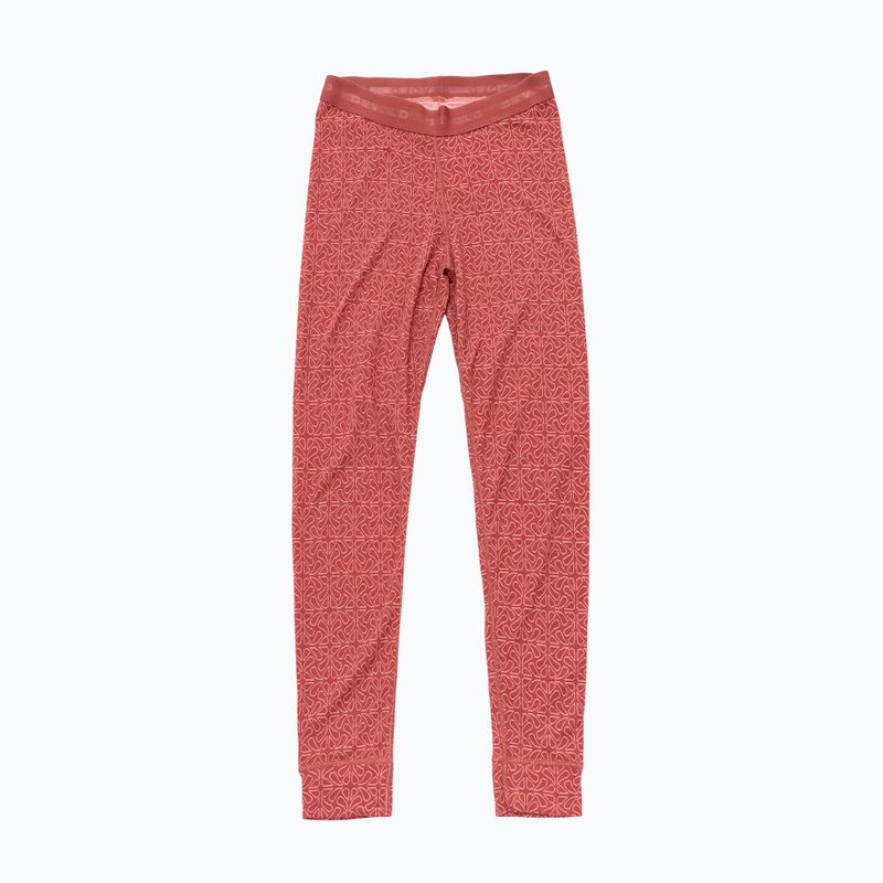 Moteriškos termo kelnės Devold Duo Active Merino 205 Longs marsala 4