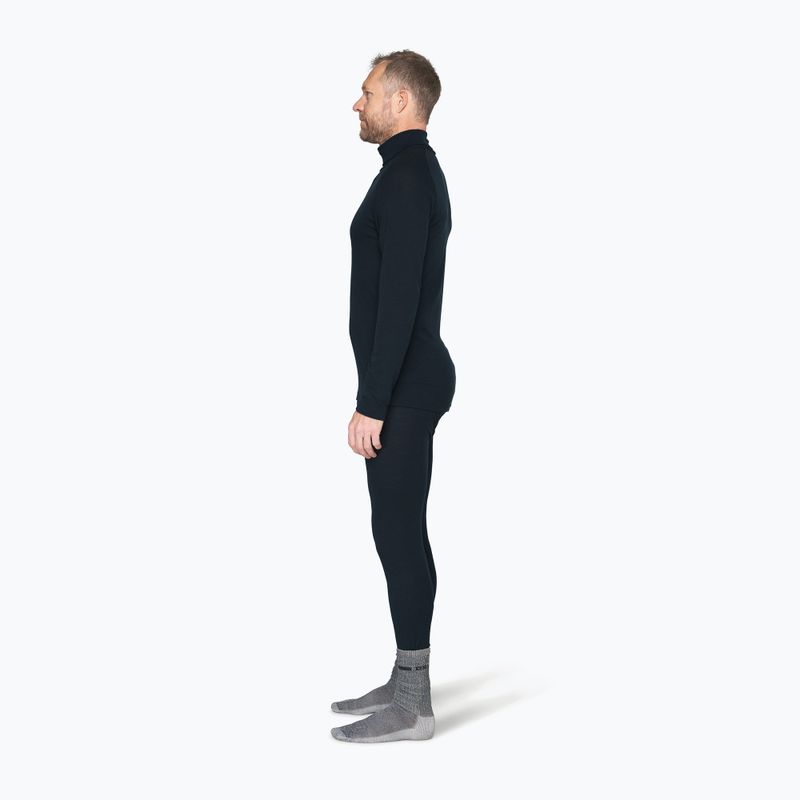 Vyriškas termoaktyvus džemperis Devold Adventure Merino 190 High Neck ink 4
