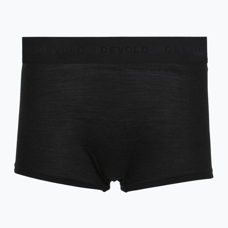 Moteriškos termoaktyvios trumpikės Devold Breeze Merino 150 Hipser 2 pack black/coral 3