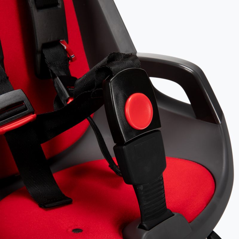 Hamax Caress Observer dviračių sėdynė pilka/raudona 4