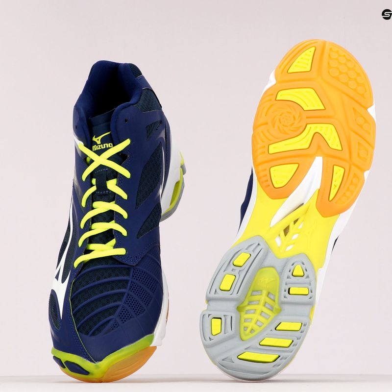 Vyriški tinklinio bateliai Mizuno Wave Lightning Z3 Mid blue V1GA170571 9