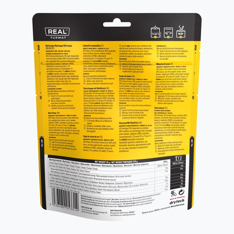 Liofilizuotas maistas Real Turmat Beef Soup 55 g 2