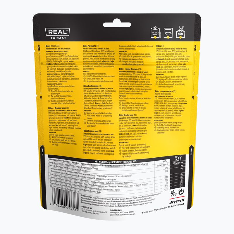 Liofilizuotas maistas Real Turmat Reindeer Soup 54 g 2