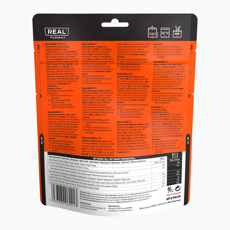 Liofilizuotas maistas Real Turmat Miso Ramen Noodles 96 g 2