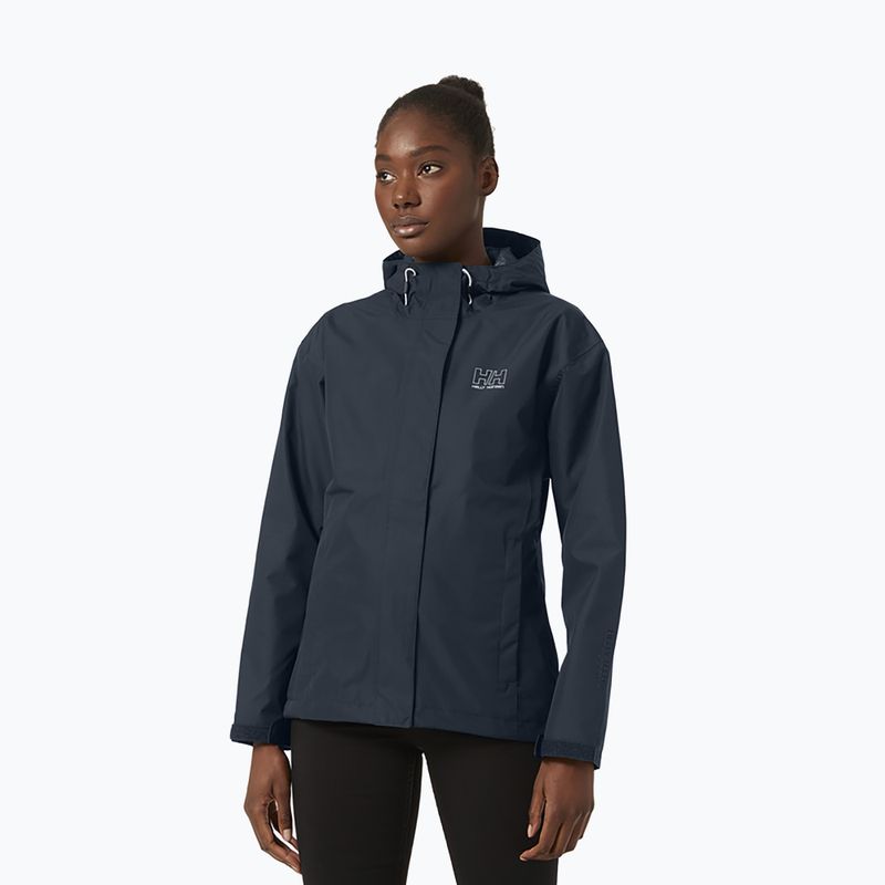 Helly Hansen Seven J moteriška striukė nuo lietaus tamsiai mėlyna 62066_598