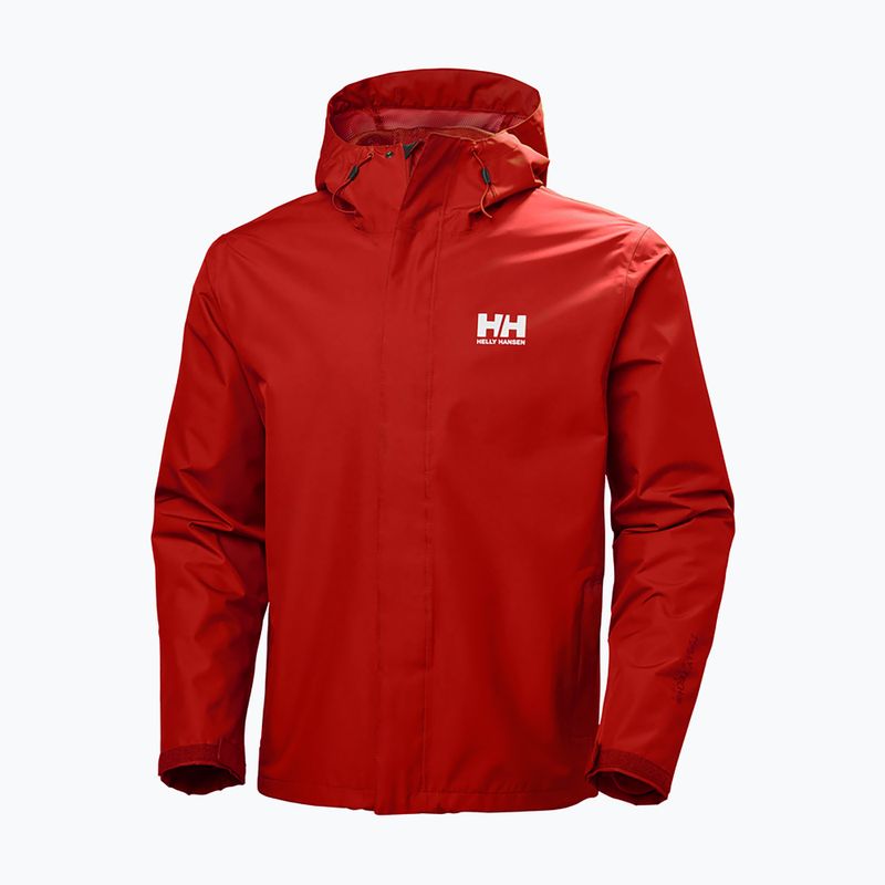 Helly Hansen Seven J vyriška striukė nuo lietaus raudona 62047_222 5