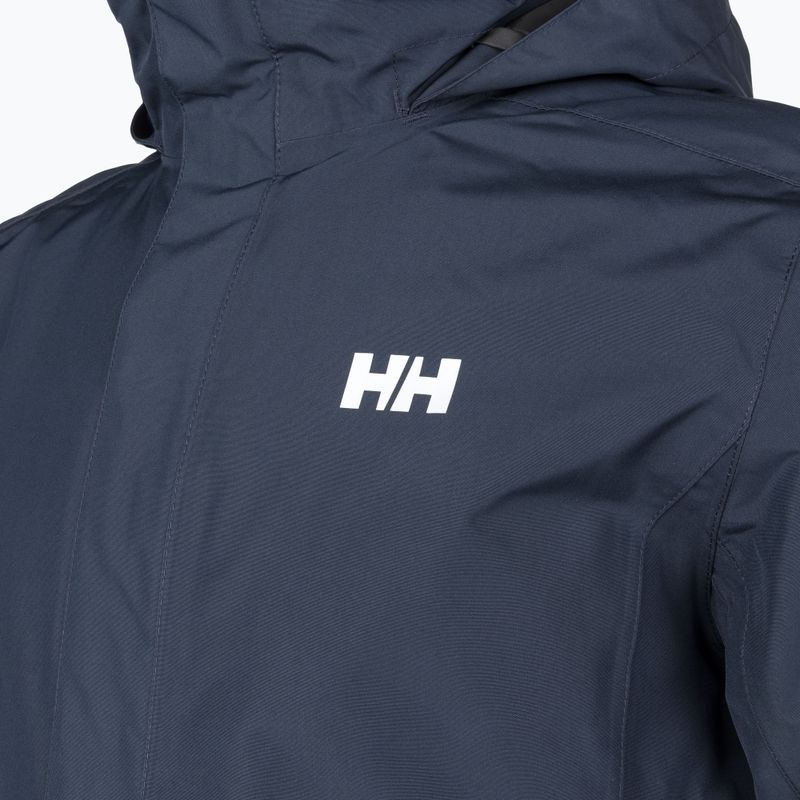 Vyriška Helly Hansen Dubliner apšiltinta striukė nuo lietaus tamsiai mėlyna 3