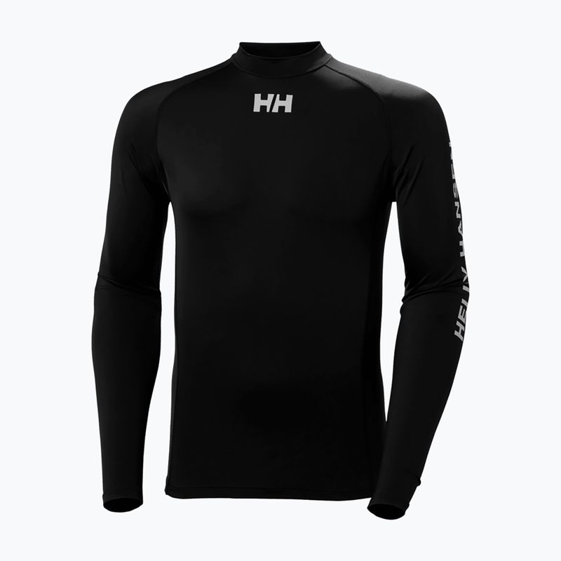 Vyriški marškinėliai ilgomis rankovėmis Helly Hansen Waterwear Rashguard black 3