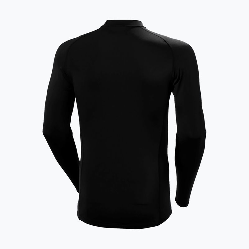 Vyriški marškinėliai ilgomis rankovėmis Helly Hansen Waterwear Rashguard black 4